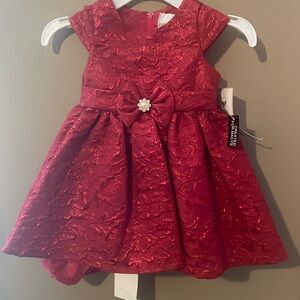 Baby girl red dress set